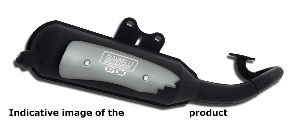 Giannelli Black painted steel Exhaust Go Line for Benelli QuattronoveX